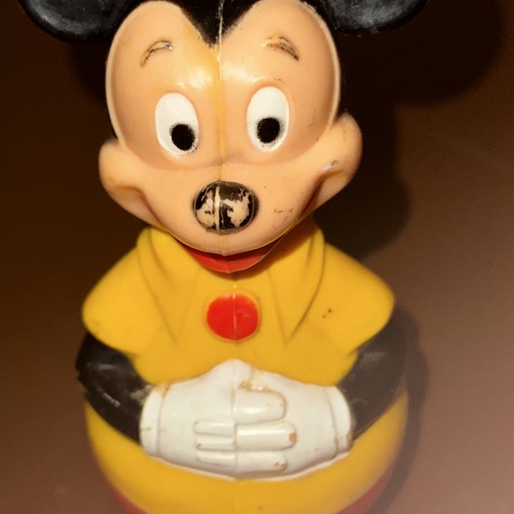 - Mickey Mouse Roly Poly Stand-up Child's Toy Vintage 1975 Walt Disney, 4 … - Picture 2 of 4